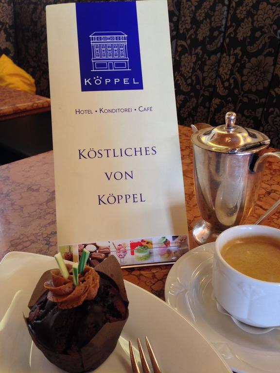 Hotel Cafe Konditorei Koeppel Bingen am Rhein Exterior foto
